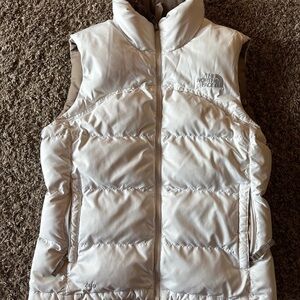 The North Face Snowy White Puffer Vest